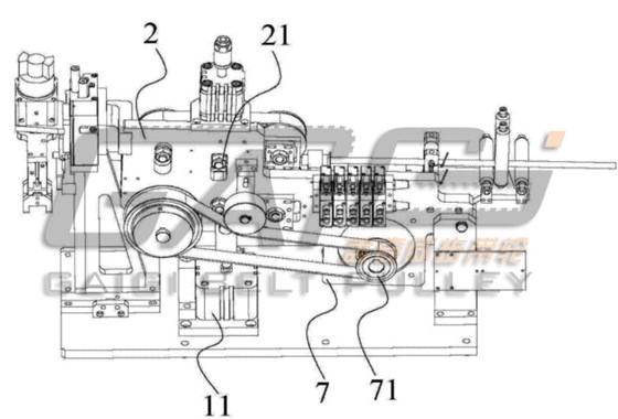 三芯线全自动压端子机用送线机构